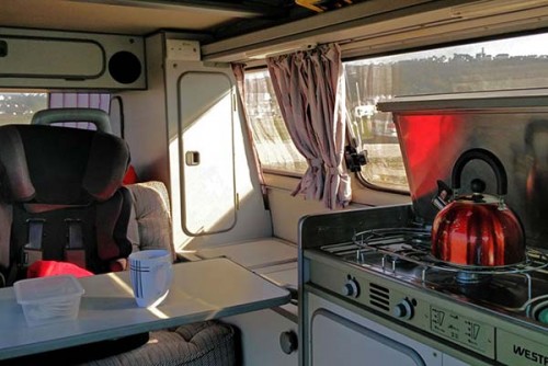 A VW T3 Campervan called OldRuby and Interior... for hire in Bideford, Devon