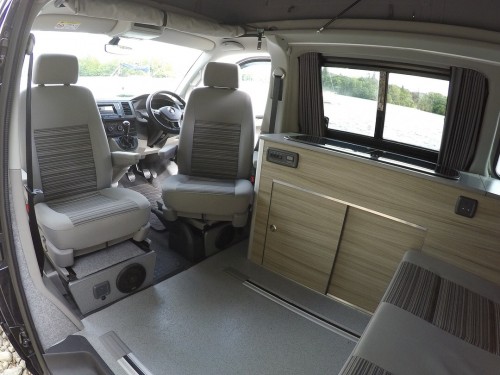 A VW T6 Campervan called Wilma and Interior for hire in Kendal, Cumbria