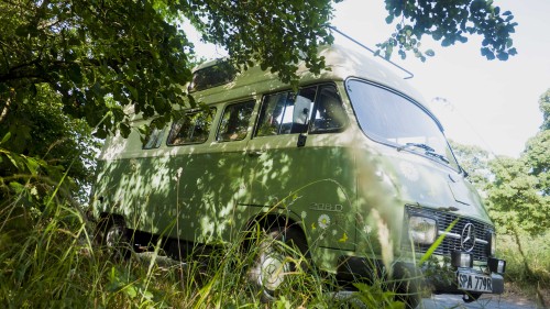 A Mercedes Campervan called manny and for hire in Carlise, Cumbria