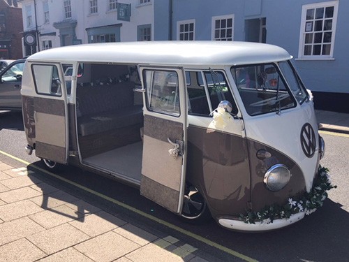 A VW T1 Splitscreen Campervan called CoCo and Coco with Wedding Look..!!! for hire in Chelmsford, Essex