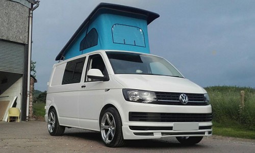 A VW T6 Campervan called Vallerie and Vallerie with Hat... for hire in MONMOUTH, Monmouthshire