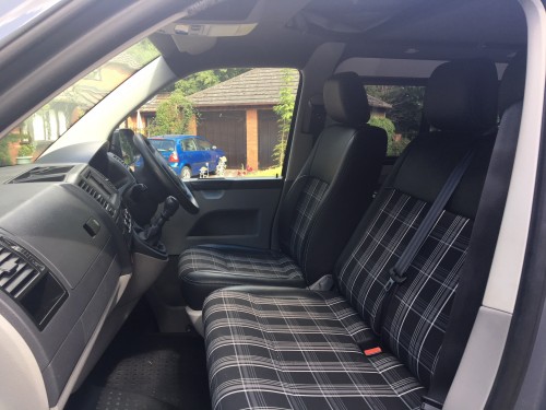 A VW T5 Campervan called Rosiebella and Three seats in the front for hire in Kenilworth, Warwickshire