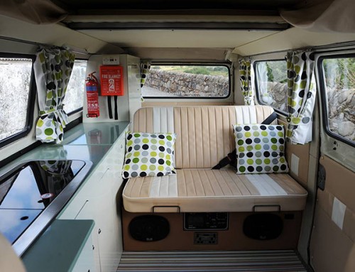 A VW T2 Classic Campervan called Enlli and Interior... for hire in Garndolbenmaen, Gwynedd