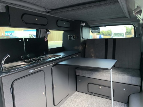 A Bongo Campervan called SilverBongo and Interior for hire in Peterborough, Cambridgeshire