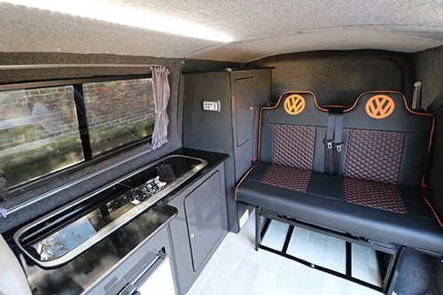 A VW T6 Campervan called Lorin and Interior for hire in London, London