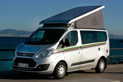 A Ford Campervan called FordNugget and Ford Nugget for hire in Cadiz, Spain