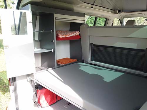 A VW T6 California Campervan called Carmela-0721 and Closet for hire in Alhaurín de la Torre, Spain