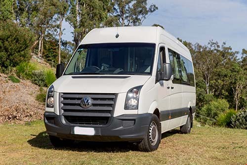 A VW Crafter Campervan called Romany and The Van for hire 