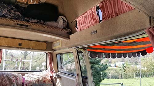 A VW T3 Campervan called Frieda and Storing spaces for hire in London, London