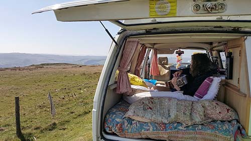 A VW T3 Campervan called Frieda and Interior for hire in London, London