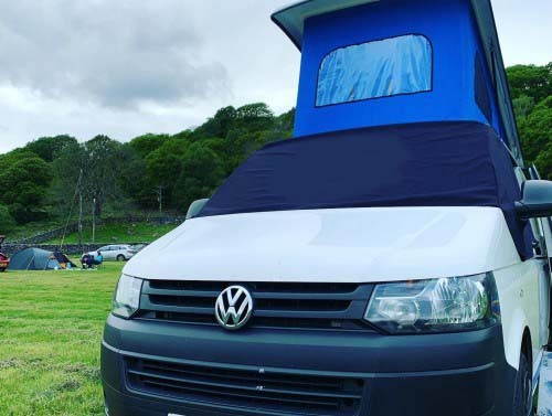 A VW T6 Campervan called Orla and Orla in the Sleeping mood for hire in Kidderminster, Worcestershire