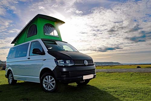 A VW T6 Campervan called Elsie and Elsie the Girl... for hire in Bideford, Devon