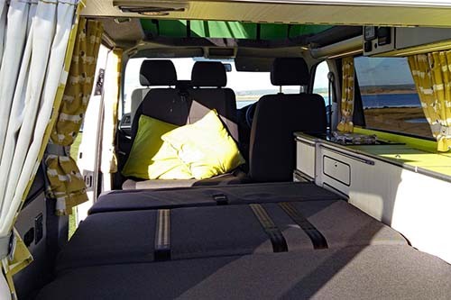 A VW T6 Campervan called Elsie and Sleeping space for hire in Bideford, Devon