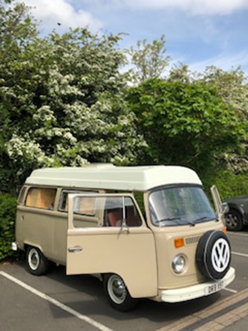 A VW T2 Classic Campervan called montty-0621 and Exterior for hire in matlock bath, Derbyshire