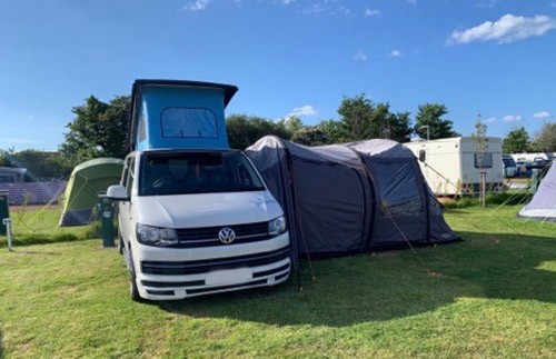 A VW T6 Campervan called Vallerie and With Extra Space for hire in MONMOUTH, Monmouthshire