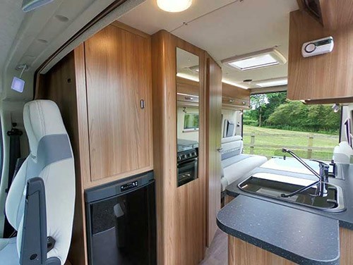 A Swift Motorhome called Swift-Select-122 and Interior for hire in Chichester, West Sussex