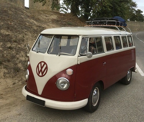 A VW T1 Splitscreen Campervan called Sofia and Its Me Sofia... for hire in Guernsey, Channel Islands