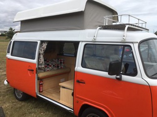 A VW T2 Classic Campervan called VanNessa and Exterior for hire in Eastwood , Essex