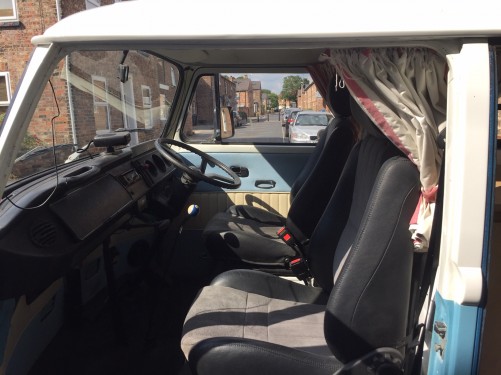 A VW T2 Classic Campervan called Penny and The cab for hire in York, North Yorkshire