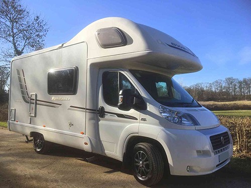 A Swift Motorhome called Sundance-with-me and for hire in Royston, Cambridgeshire