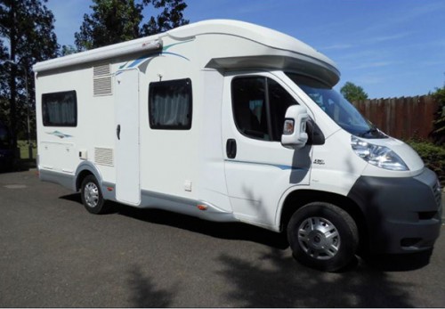 A Chausson Motorhome called Chausson-Flash08 and Side View for hire in Woodbridge, Suffolk