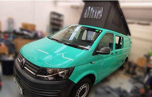 A VW T6 Campervan called Pokey and Im Pokey for hire in Glasgow, Glasgow