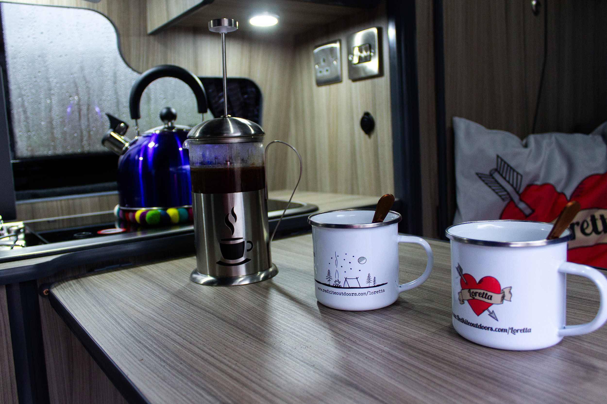 A VW T6 Campervan called Loretta and for hire in Woking, Surrey