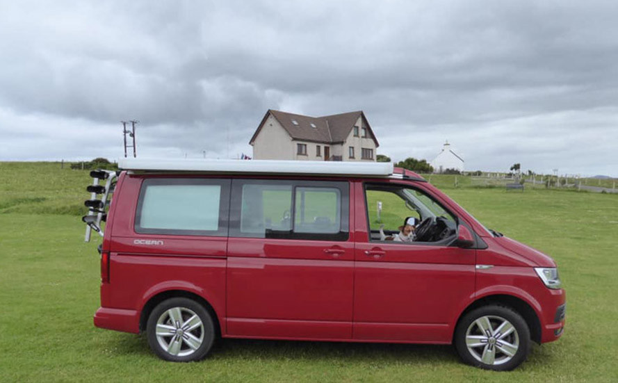 A VW T6 Campervan called ralph and WithBike Rack for hire in Preston, Lancashire