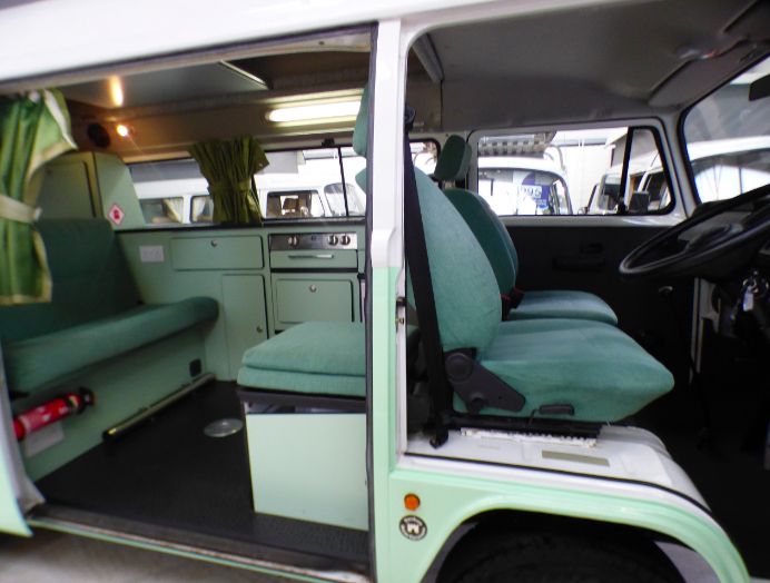 A VW T2 Brazilian Campervan called Minty and for hire in East Sussex, East Sussex