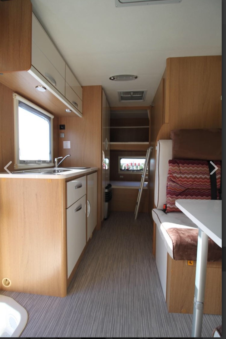 A OverCab Motorhome called Sparkie and for hire in Perth , Scotland