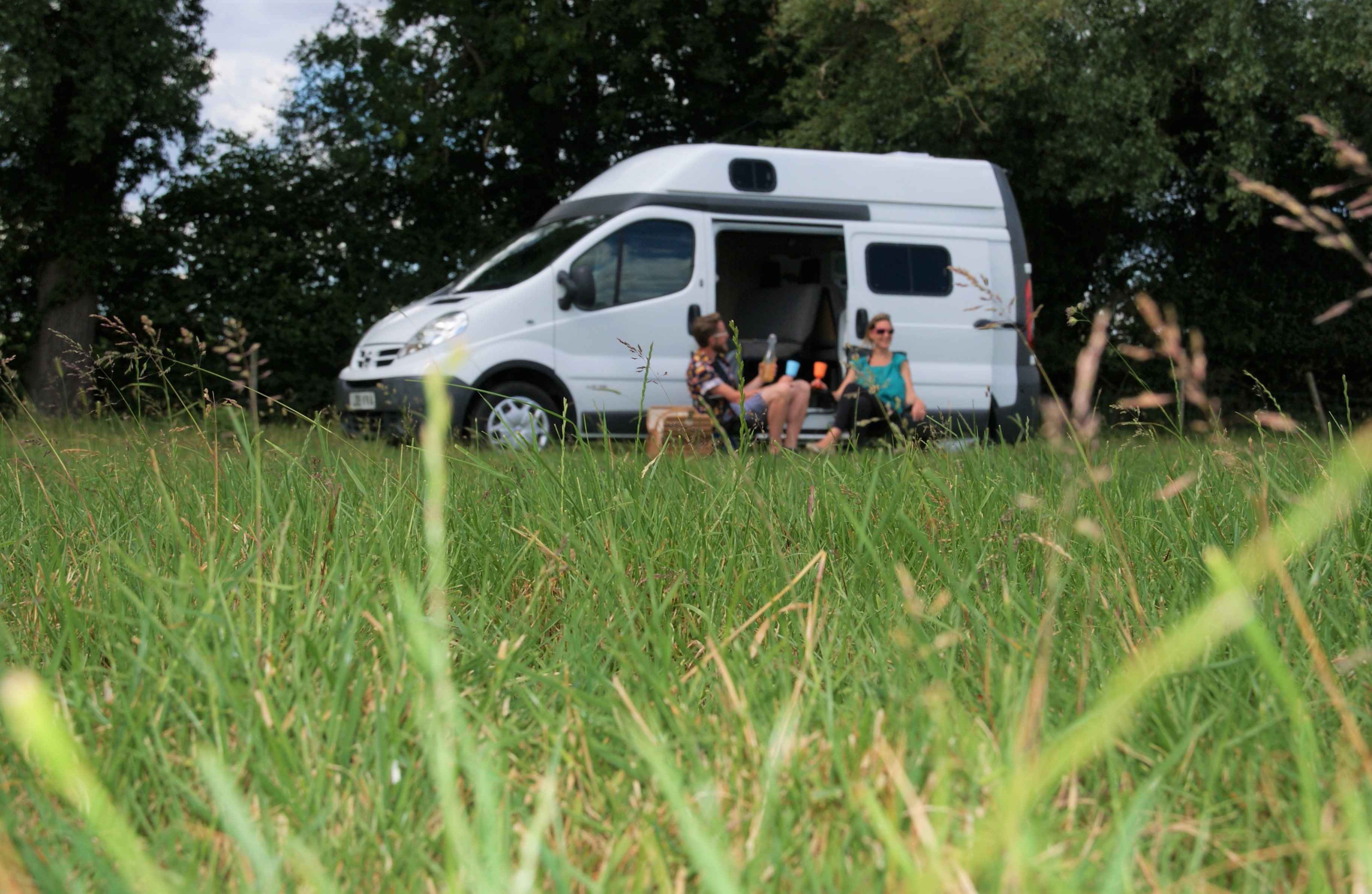 A Nissan Campervan called Molly and Milly packs a lot of punch for a smaller campervan, offering lots of amentiies found in bigger campers for hire in Ledbury, Gloucestershire