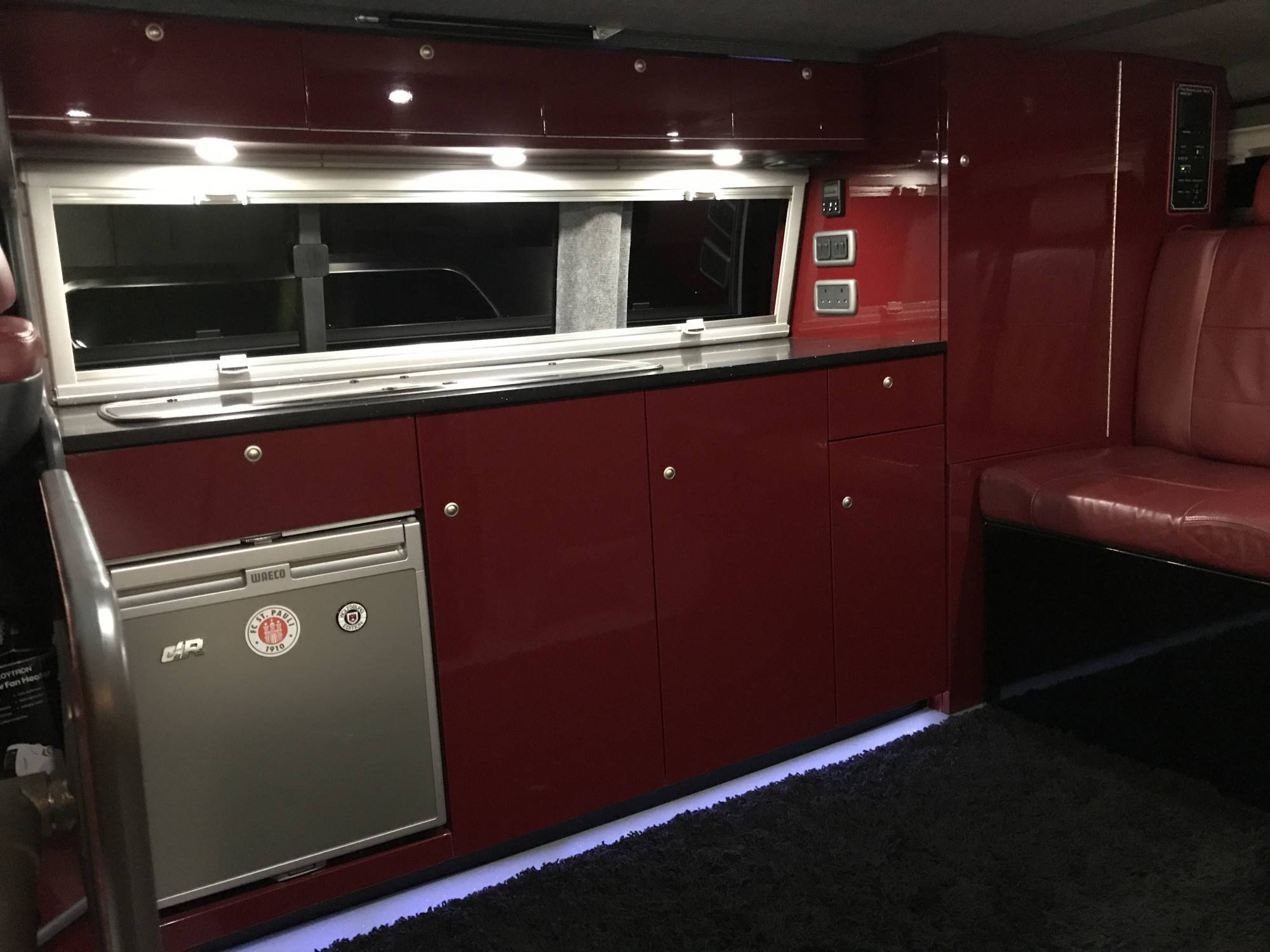A VW T5 Campervan called Mr-T and for hire in Brampton, Cumbria
