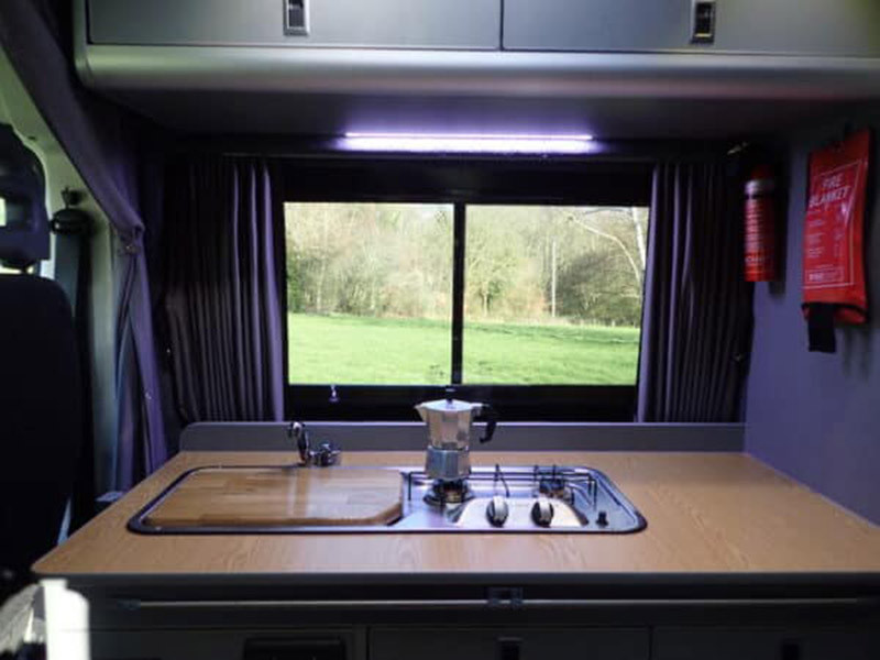 A Citroen Campervan called MightyBen and for hire in Watford, Hertfordshire