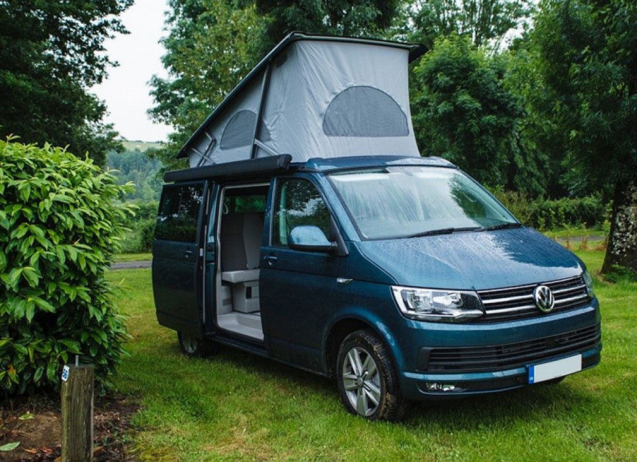 A VW T6 California Campervan called Mitzi and for hire in Ringwood, Hampshire