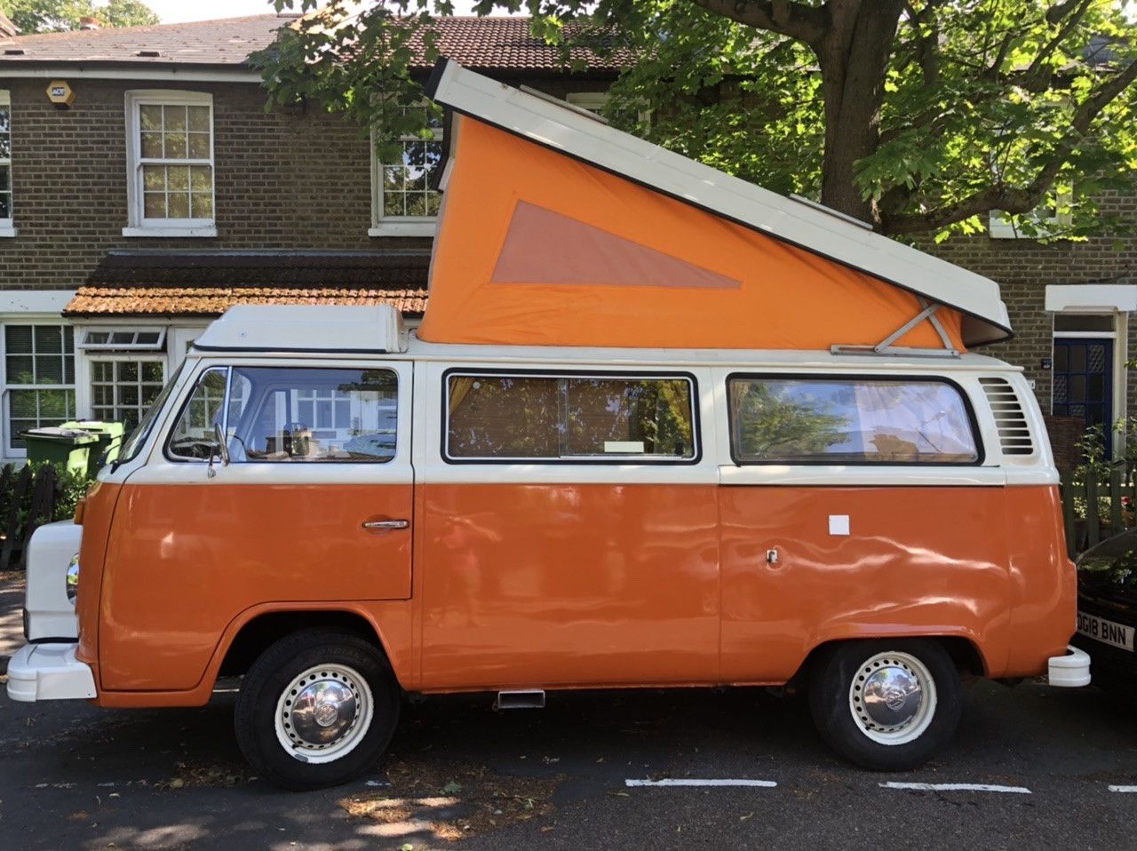 A VW T2 Classic Campervan called Henry-II and for hire in London, London