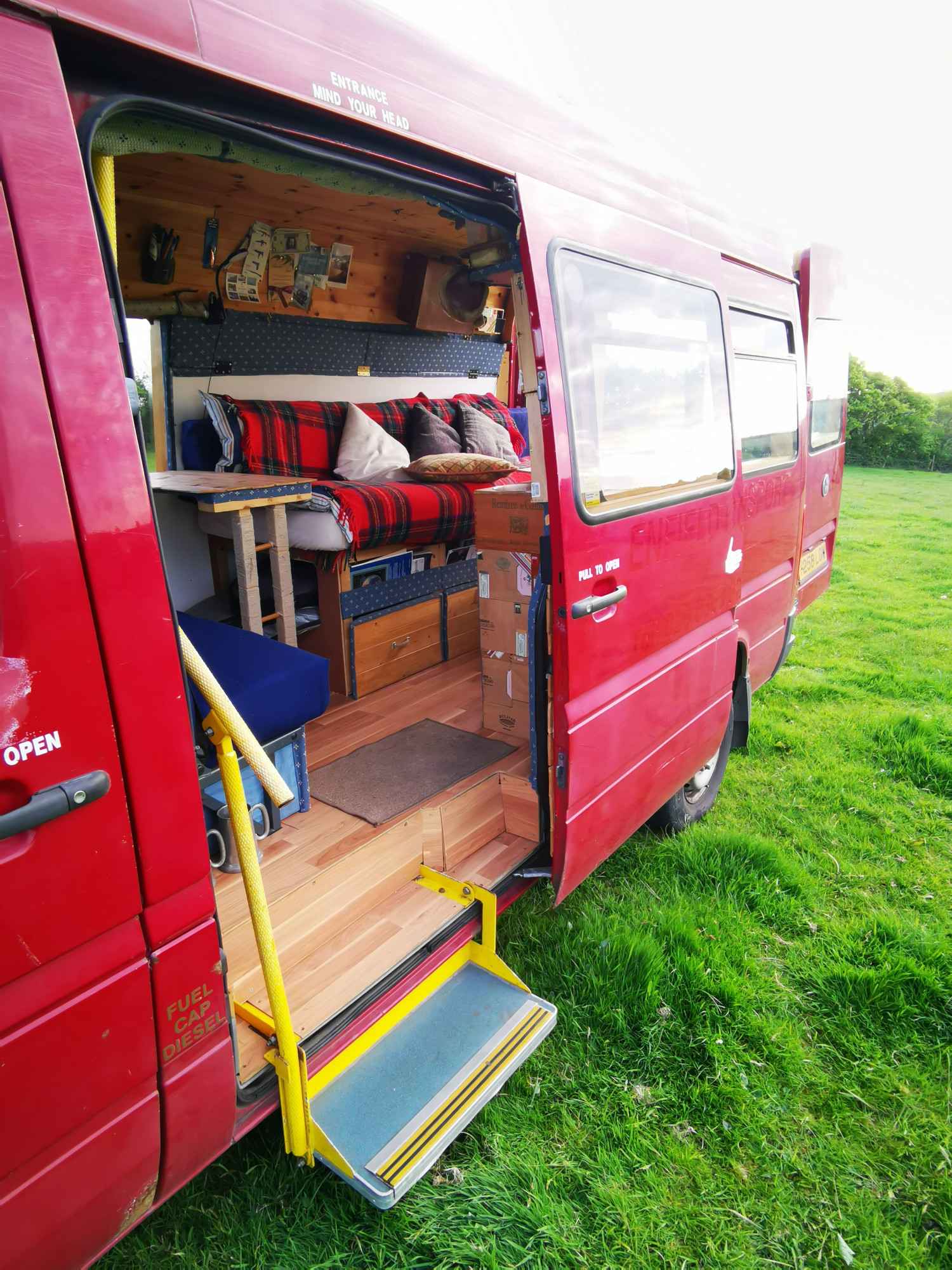 A VW LT35 Campervan called Hamish and for hire 