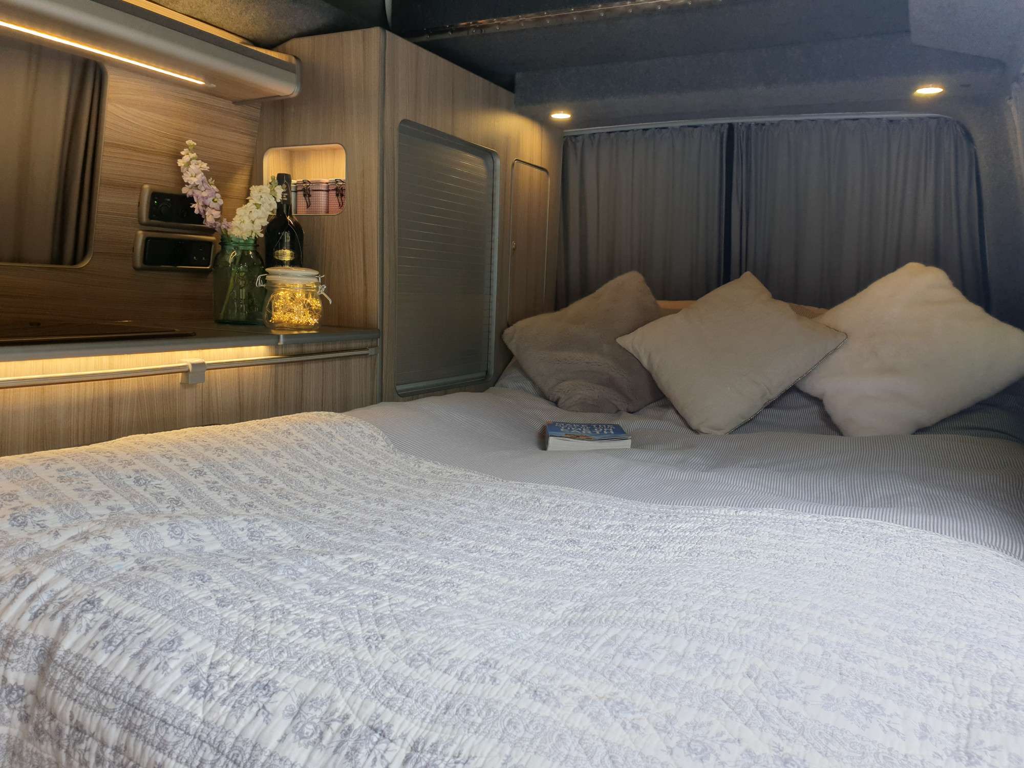 A VW T6 Campervan called Gertie and Double rock and roll bed for hire in Witley, Surrey