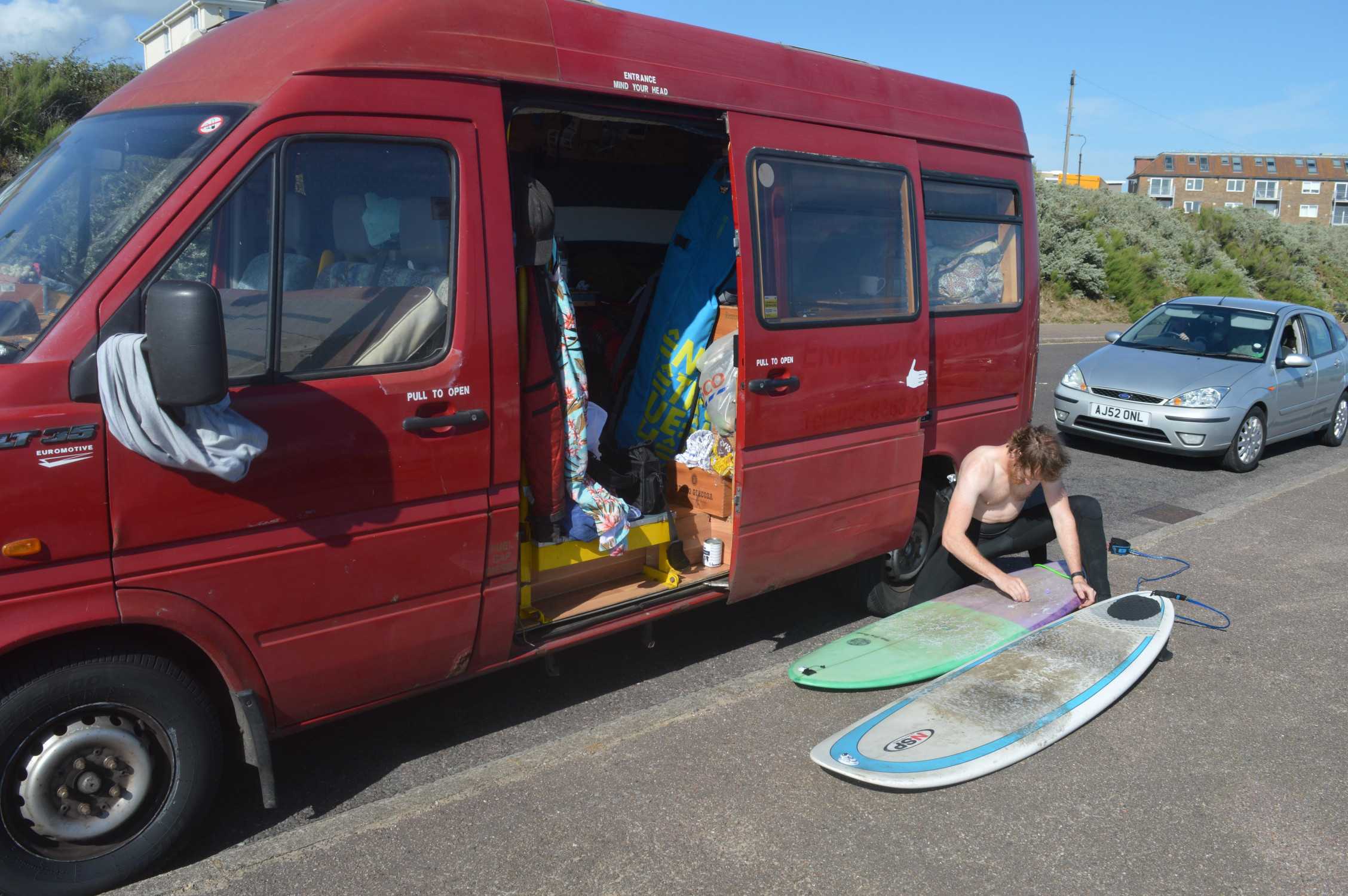 A VW LT35 Campervan called Hamish and for hire 