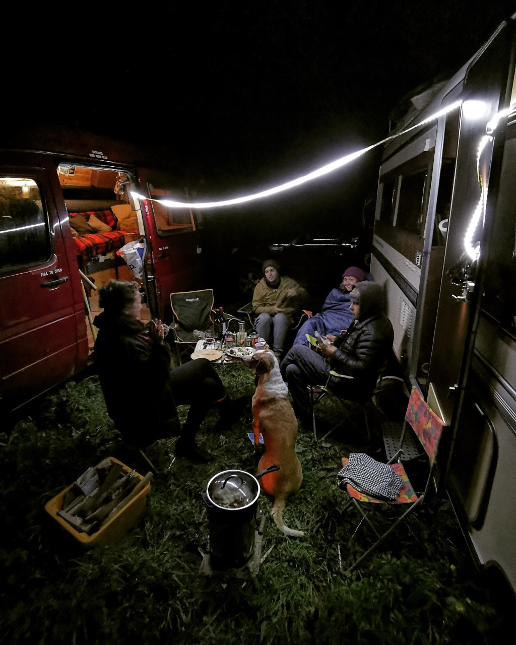 A VW LT35 Campervan called Hamish and for hire 