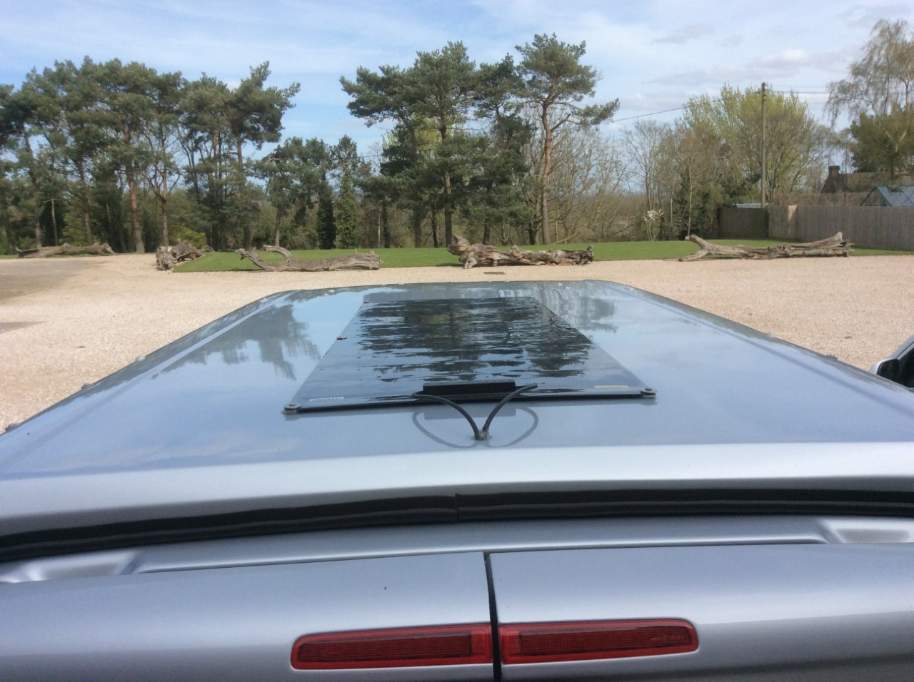 A VW T6 Campervan called Dilys and 150 watt solar panel for hire in Shrewsbury, Shropshire