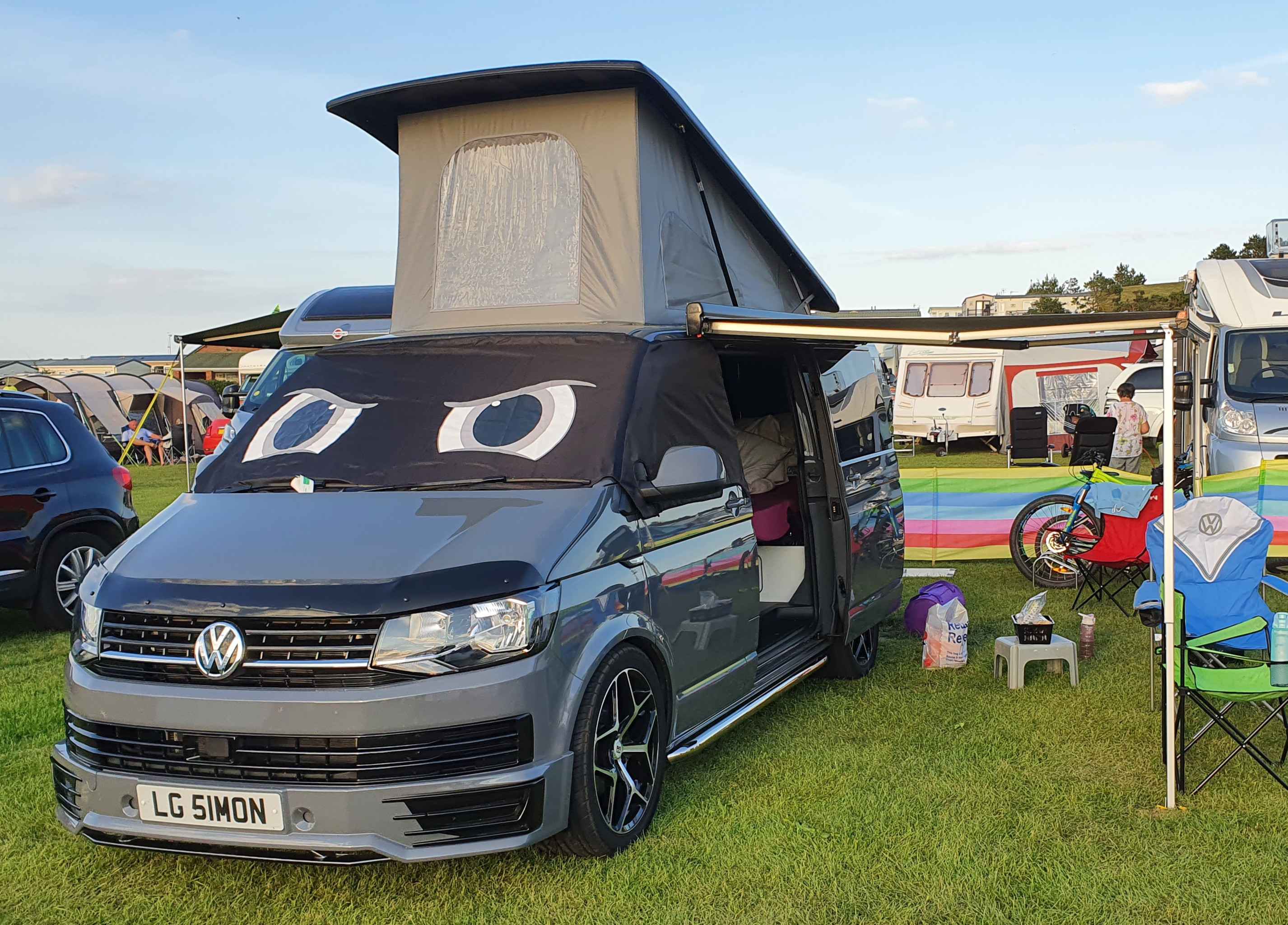 A VW T6 Campervan called Borris and for hire in Cambridgeshire, Cambridgeshire