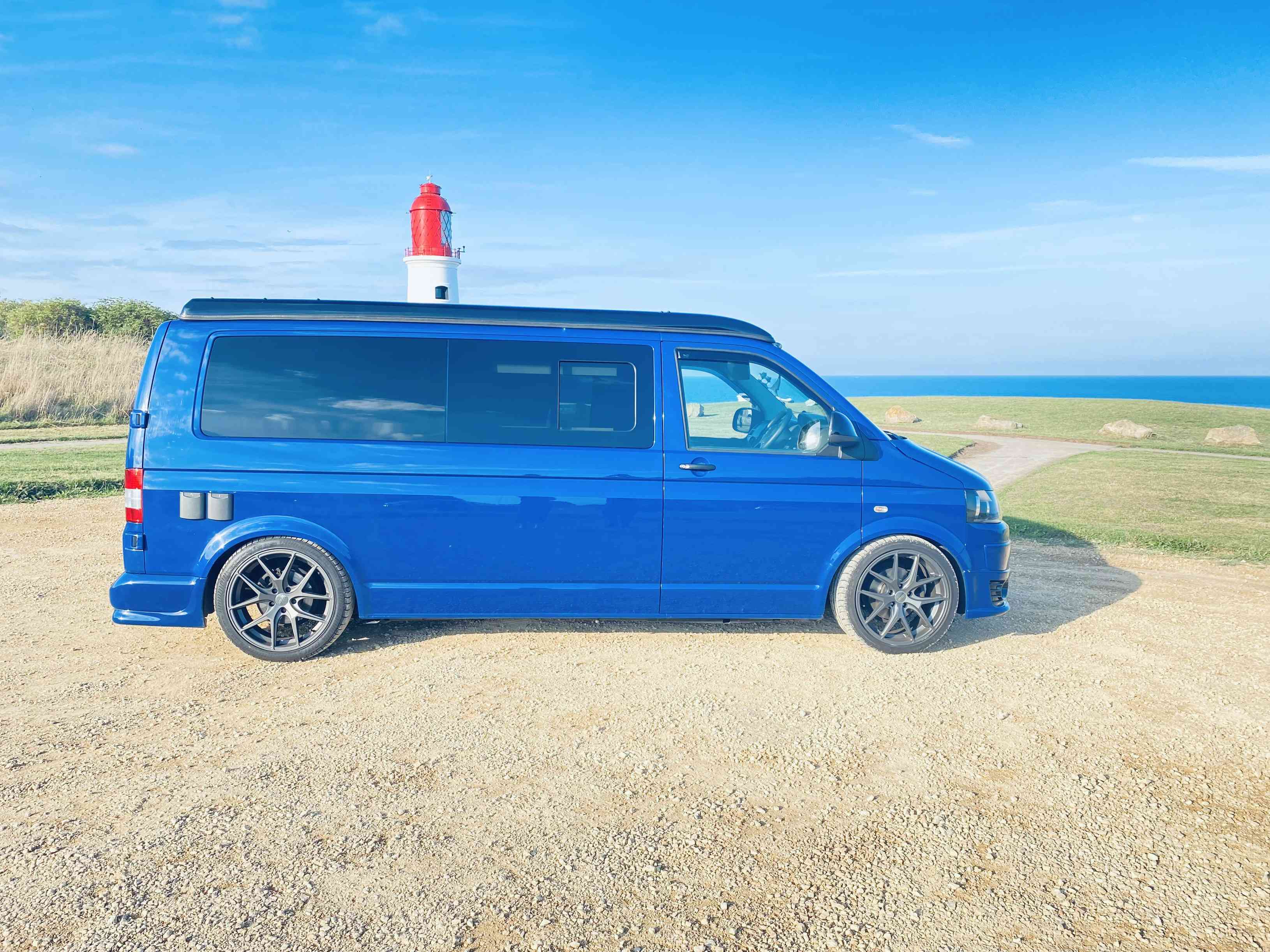 A VW T6 Campervan called Blue and for hire in Jarrow, Surrey
