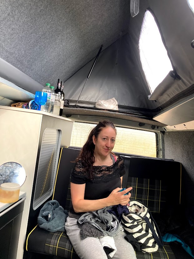 A VW T4 Campervan called Panda and for hire in Inverness, Highland