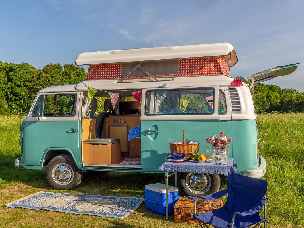 A VW T2 Classic Campervan called sallymay and for hire in Kent, Kent