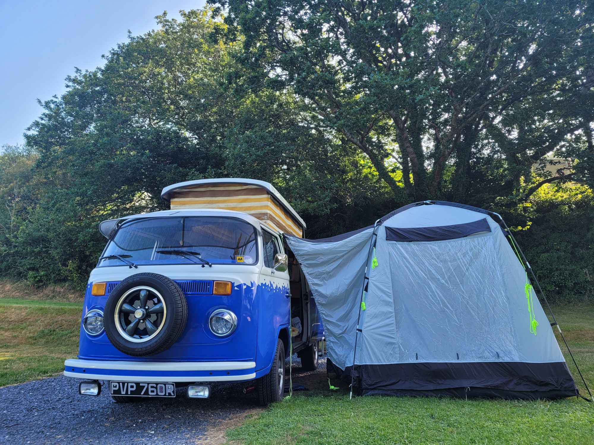 A VW T2 Classic Campervan called Billie and for hire in Swinton, Greater Manchester