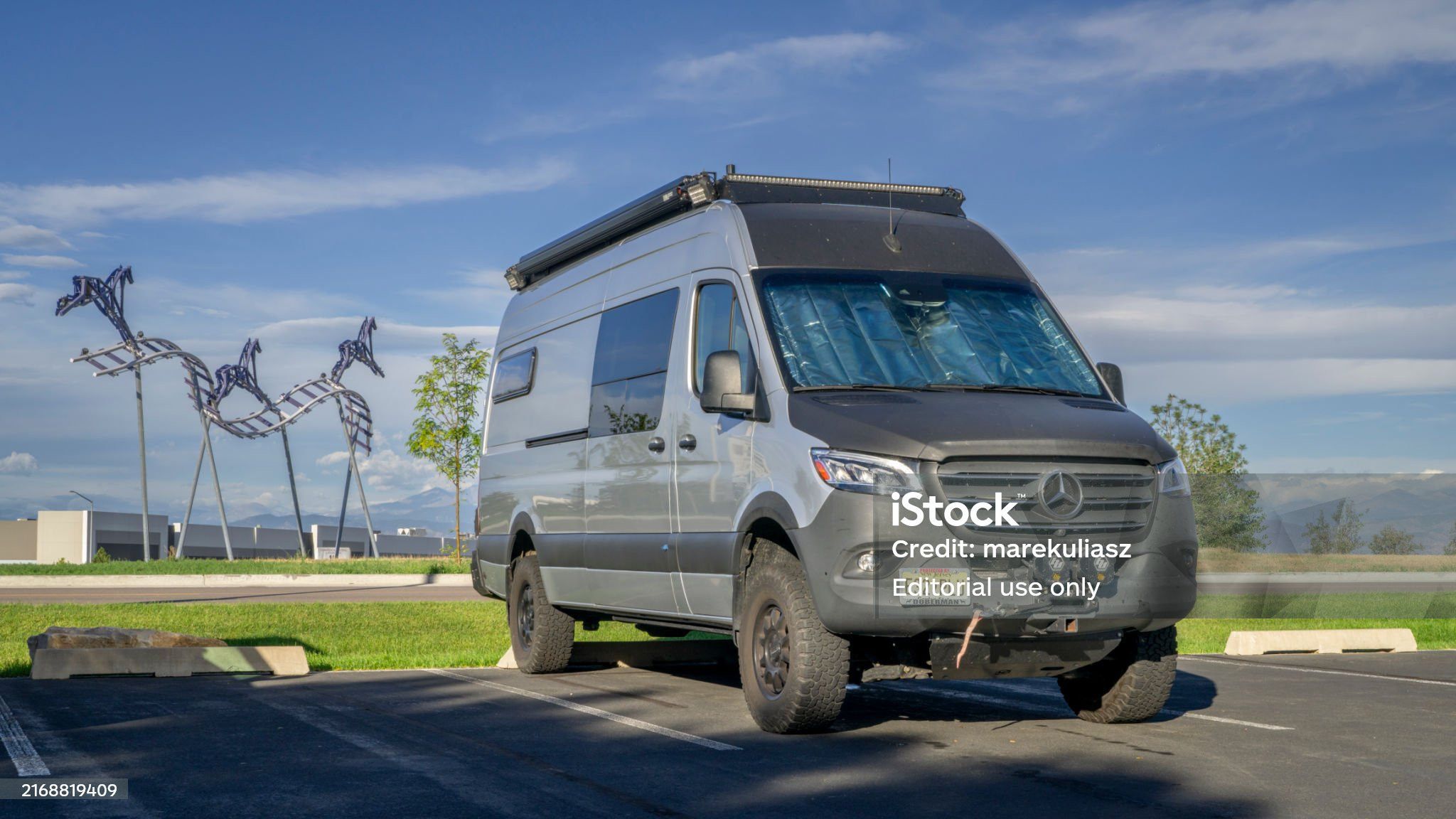 A Mercedes Sprinter Campervan called Nina and for hire in Bristol, Somerset