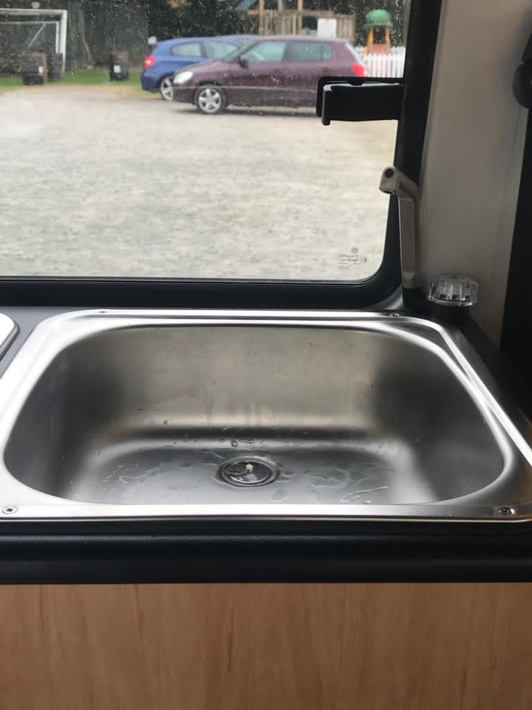 A VW T2 Brazilian Campervan called Roobarb and Sink for hire in Malpas, Cheshire
