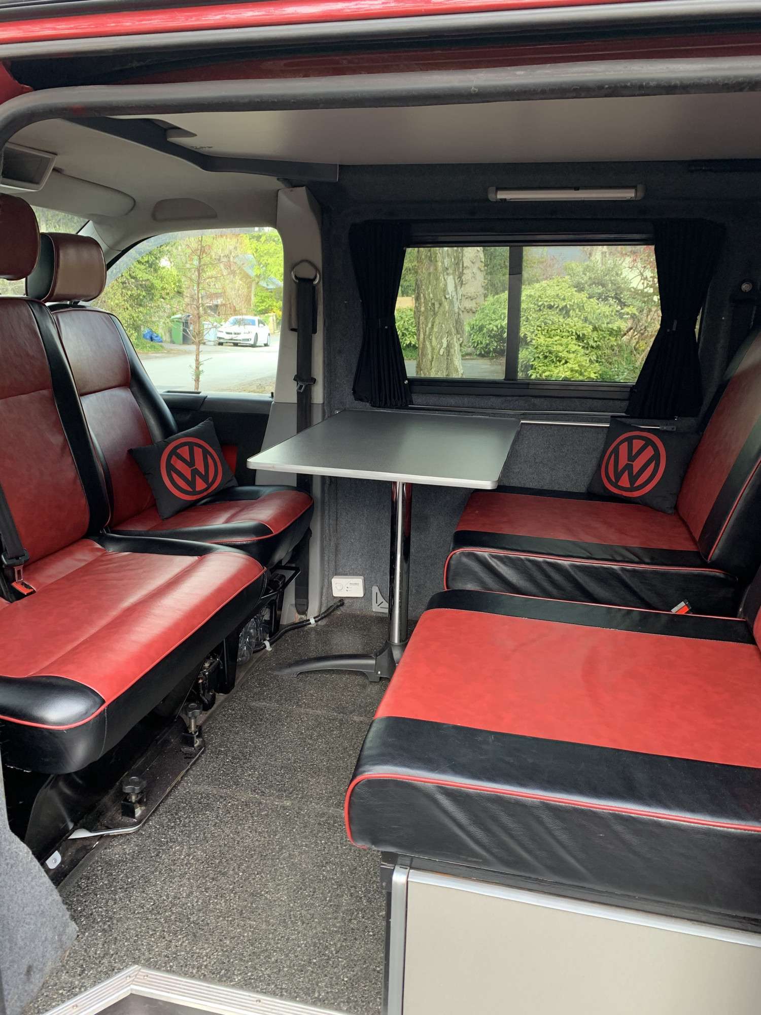 A VW T5 Campervan called DoosBus and for hire in Macclesfield , Cheshire