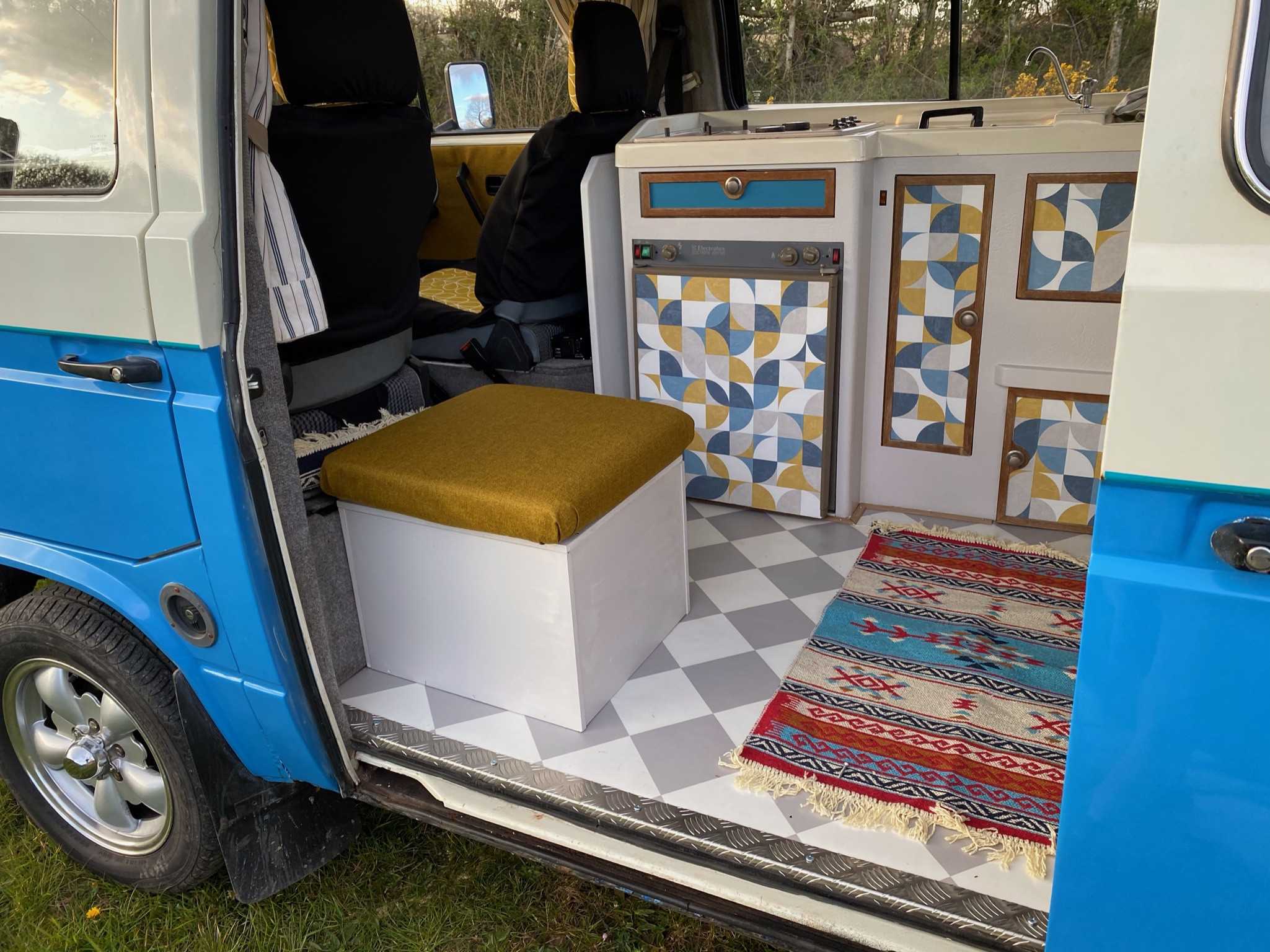 A VW T3 Campervan called Finn and for hire in Exeter, Devon