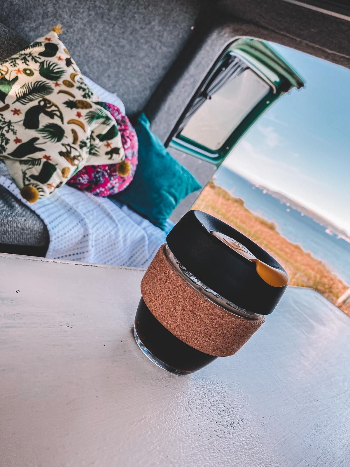 A VW T5 Campervan called GypsyGreen and for hire in Torquay, Devon